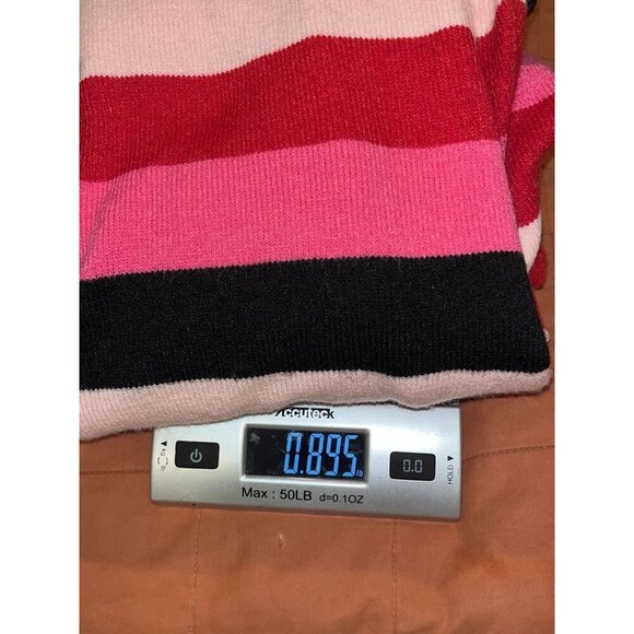 NWT Lane Bryant Pink Striped Pullover V-neck Long Tunic Women's Plus Size 22/24 - Picture 11 of 11